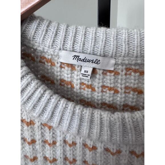 Madewell Striped Barfield Knitted Chunky Sweater Comfort - Picture 5 of 5